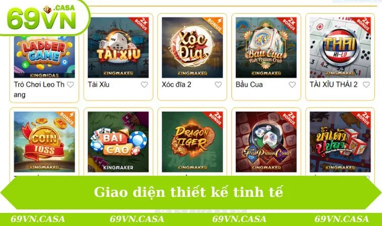 Giao diện thiết kế tinh tế, cộng thêm tính hiện đại