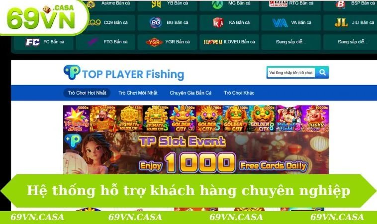 Hệ thống hỗ trợ khách hàng chuyên nghiệp