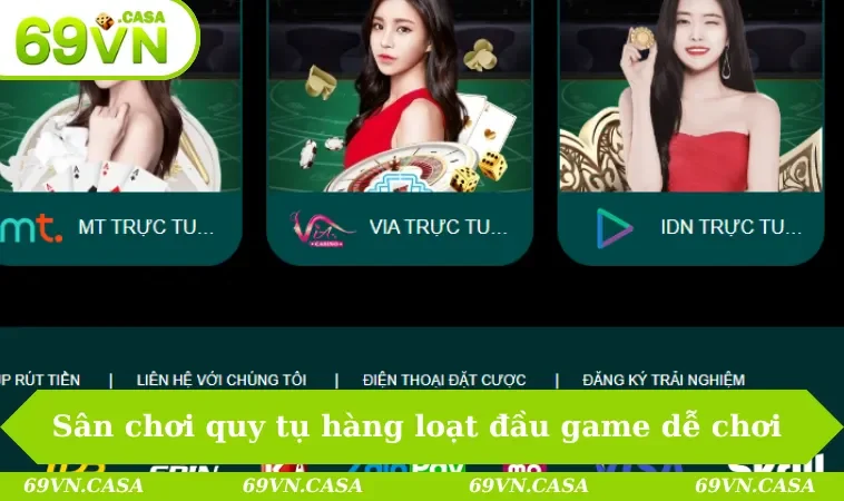 Sân chơi quy tụ hàng loạt đầu game dễ chơi & thưởng khủng